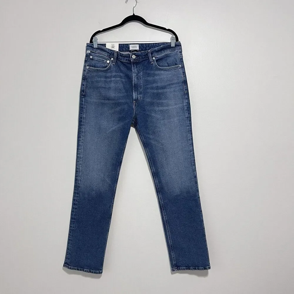 Citizens of Humanity Zurie Straight Leg Jeans Eugene Wash Comfort Stretch NWT 33